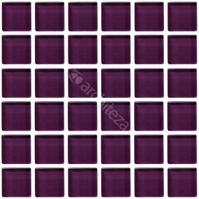 Gloss 23x23x8 mm - CG967 - прозрачная стекл. мозаика -(87)-12