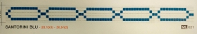 Fregi Santorini Blu h=15, L.=0,301m - снято с производства