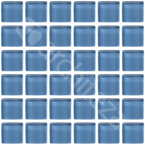 Gloss 15x15x4 mm - CG707  Прозрачная стекл. мозаика