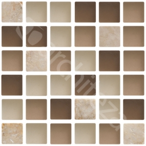 Creme Candy Satin Мозаика 15x15-(16)-14