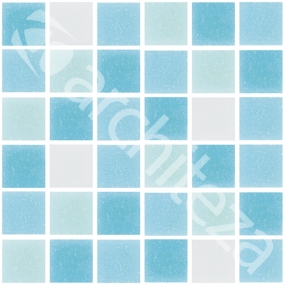 Water Line Смесь из мозаики 20X20 Blu Ise