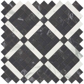 Noir Mix Diagonal Mosaic 30,5x30,5 керамогранит