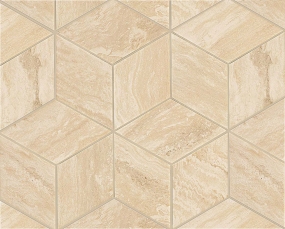 Trav. Alabastrino Mos. Esagono Lapp. 30X35 керамогранит