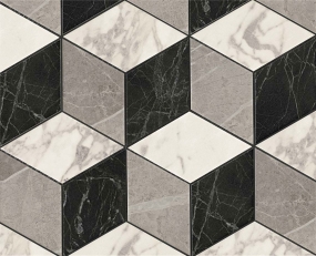 Mosaico Esagono Multicolor Cold 30X35 керамогранит