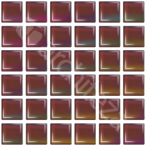 Gloss 15x15x4 mm - iCG722  Иридиевая стекл. мозаика