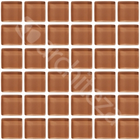 Gloss 15x15x4 mm - CG736  Прозрачная стекл. мозаика