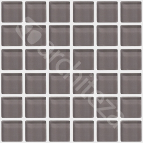 Gloss 15x15x4 mm - CG721  Прозрачная стекл. мозаика