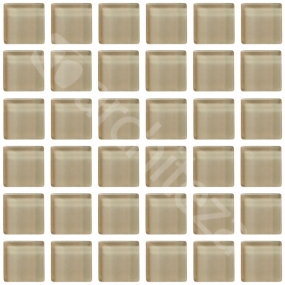 Gloss 15x15x4 mm - CG734  Прозрачная стекл. мозаика