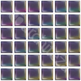Gloss 15x15x4 mm - iCG730  Иридиевая стекл. мозаика