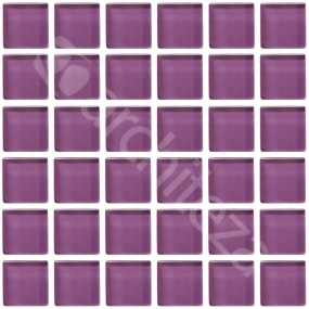 Gloss 15x15x4 mm - CG732  Прозрачная стекл. мозаика