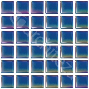 Gloss 15x15x4 mm - iCG708  Иридиевая стекл. мозаика