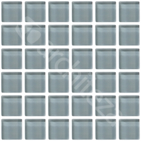 Gloss 15x15x4 mm - CG711  Прозрачная стекл. мозаика